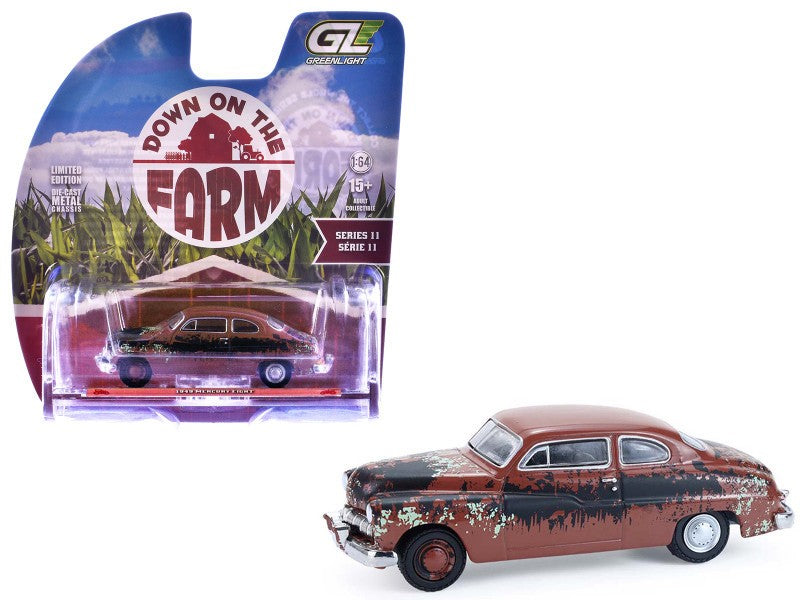 1949 Mercury Eight - Barn Find - Down on the Farm Series 11 - 1/64 Greenlight - 48110 A