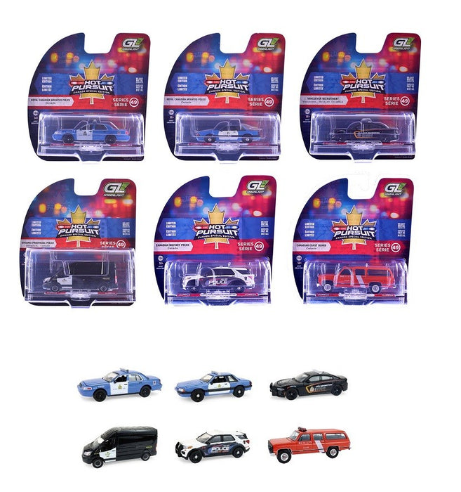 Hot Pursuit - Canada Special Edition - Assortiment - 1/64 Greenlight - 43065 Passion Diecast