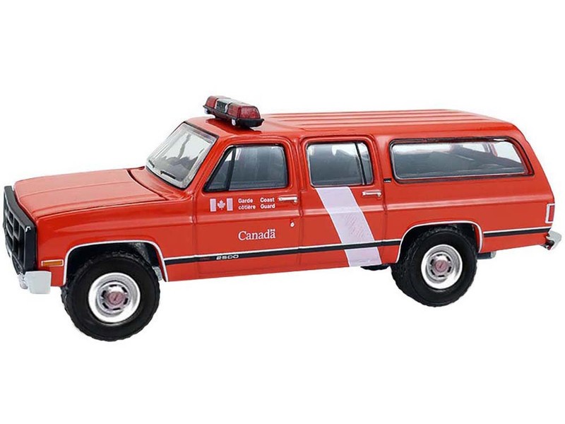 1991 GMC Suburban - Canada Coast Guard - Hot Pursuit - Canada Special Edition - 1/64 Greenlight - 43065 F