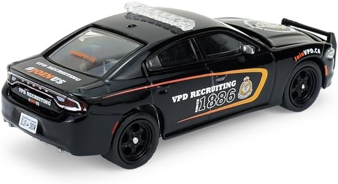 2018 Dodge Charger - Vancouver Recruitment - Hot Pursuit - Canada Special Edition - 1/64 Greenlight - 43065 C