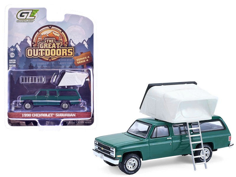 1990 Chevrolet Suburban - The Great Outdoors Series 4 - 1/64 Greenlight - 38080 E