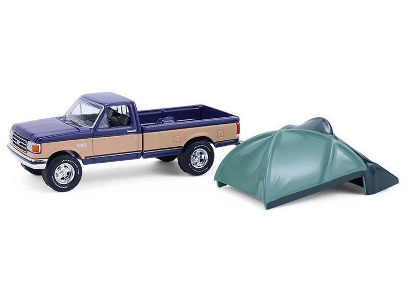 1987 Ford F-150 XLT Lariat - The Great Outdoors Series 4 - 1/64 Greenlight - 38080 D