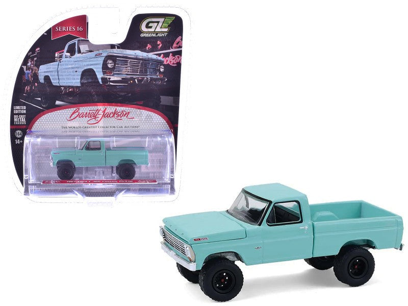 1967 Ford F-100 Custom Pickup Truck (Palm Beach 2024) - Barrett-Jackson Series 16 - 1/64 Greenlight - 37330 B