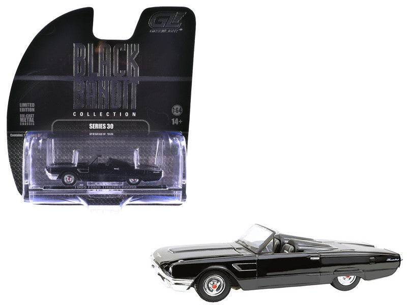 1965 Ford Thunderbird with Tonneau Cover - Black Bandit Series 30 - 1/64 Greenlight - 28170 E