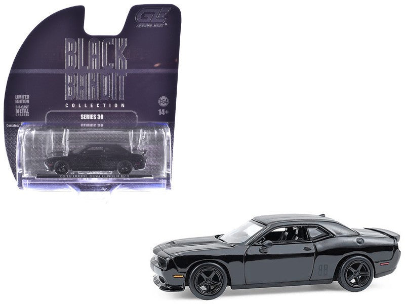2016 Dodge Challenger R-T Hemi - Black Bandit Series 30 - 1/64 Greenlight - 28170 A