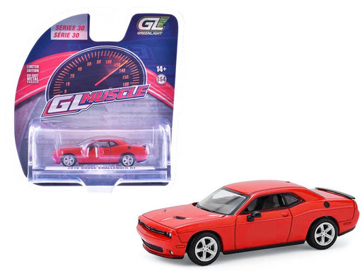 2016 Dodge Challenger RT in Torred Red - GL Muscle Series 30 - 1/64 Greenlight - 13370 D