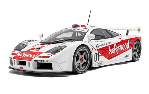 MCLAREN F1 GTR SHORT TAIL WHITE No.01 N.PIQUET / J.CECOTTO 2 HORAS DE BRASILIA 1996 - Solido - 1/18 - S1804111