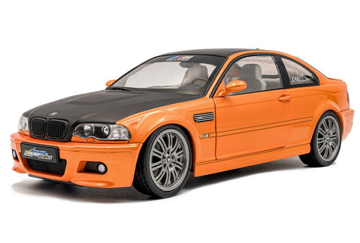 BMW E46 M3 Coupe 2000 Orange - Solido - 1/18 - S1806509 - Passion Diecast 