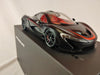 (Used)(Free shipping) McLaren P1 Matt Black, Red Accents 1/18 AUTOART 76027  Used