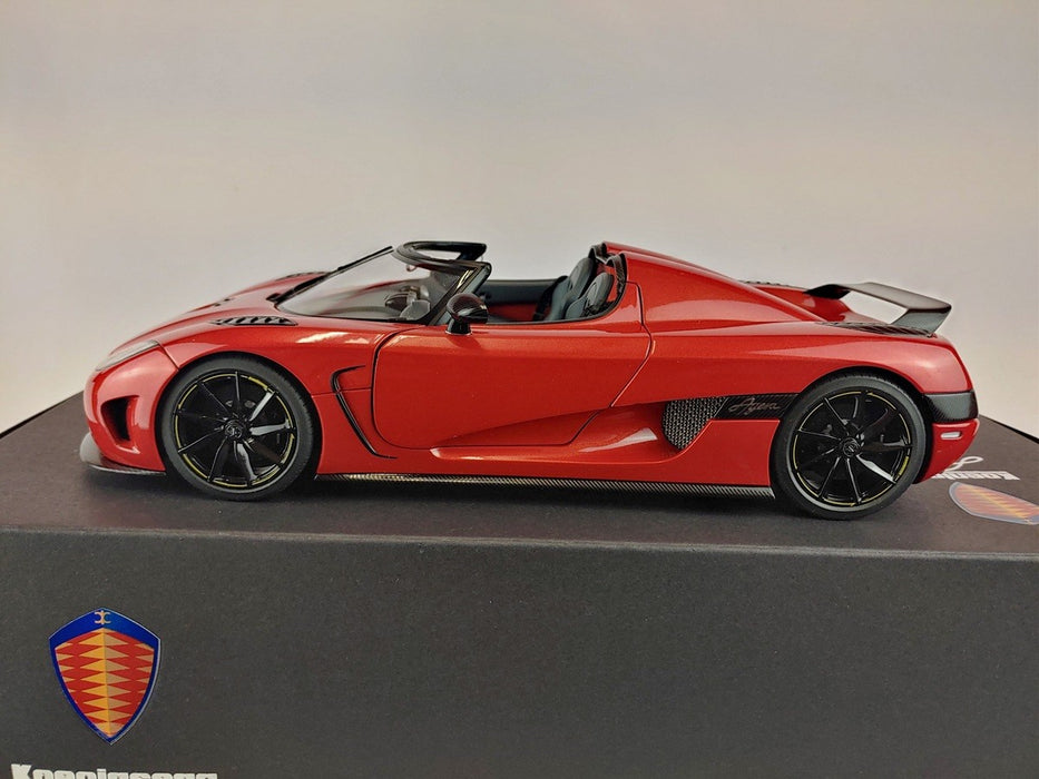 (Used)(Free shipping) Koenigsegg Agera, Red 1/18 AUTOART 79007 Used