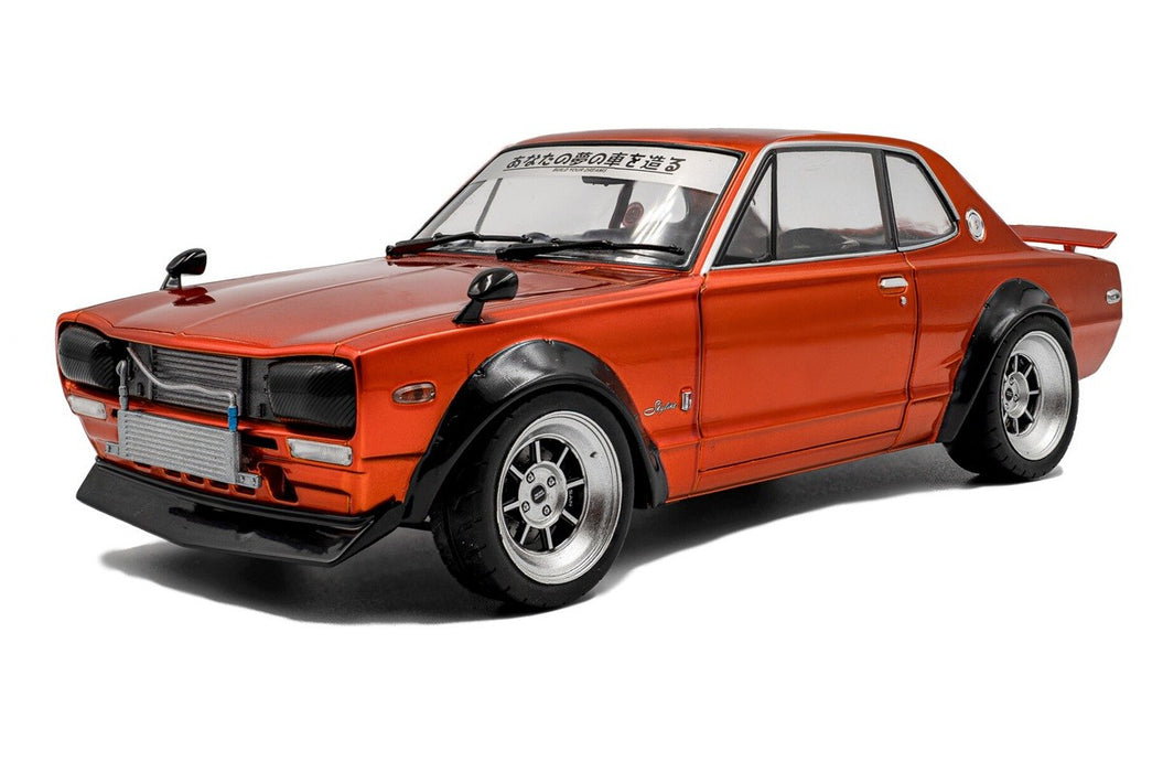 Nissan Skyline (C10) Hakosuka 1970 Orange - Solido - 1/18 - S1813003 - Passion Diecast 