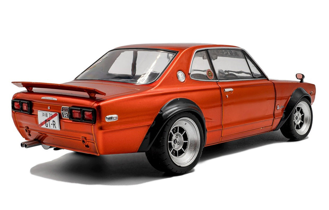 Nissan Skyline (C10) Hakosuka 1970 Orange - Solido - 1/18 - S1813003 - Passion Diecast 