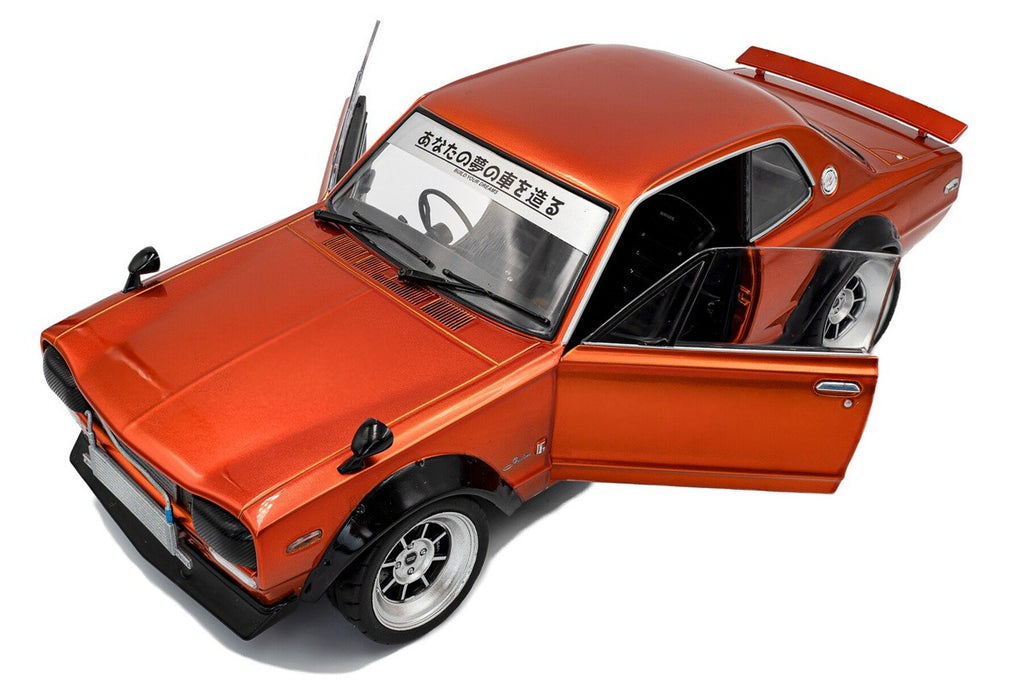 Nissan Skyline (C10) Hakosuka 1970 Orange - Solido - 1/18 - S1813003 - Passion Diecast 
