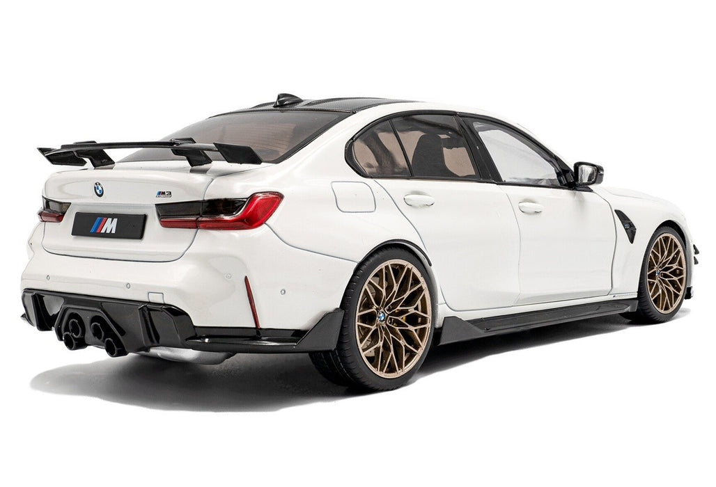 BMW M3 (G80) Performance Parts 2024 White - Solido - 1/18 - S1814301 - Passion Diecast 