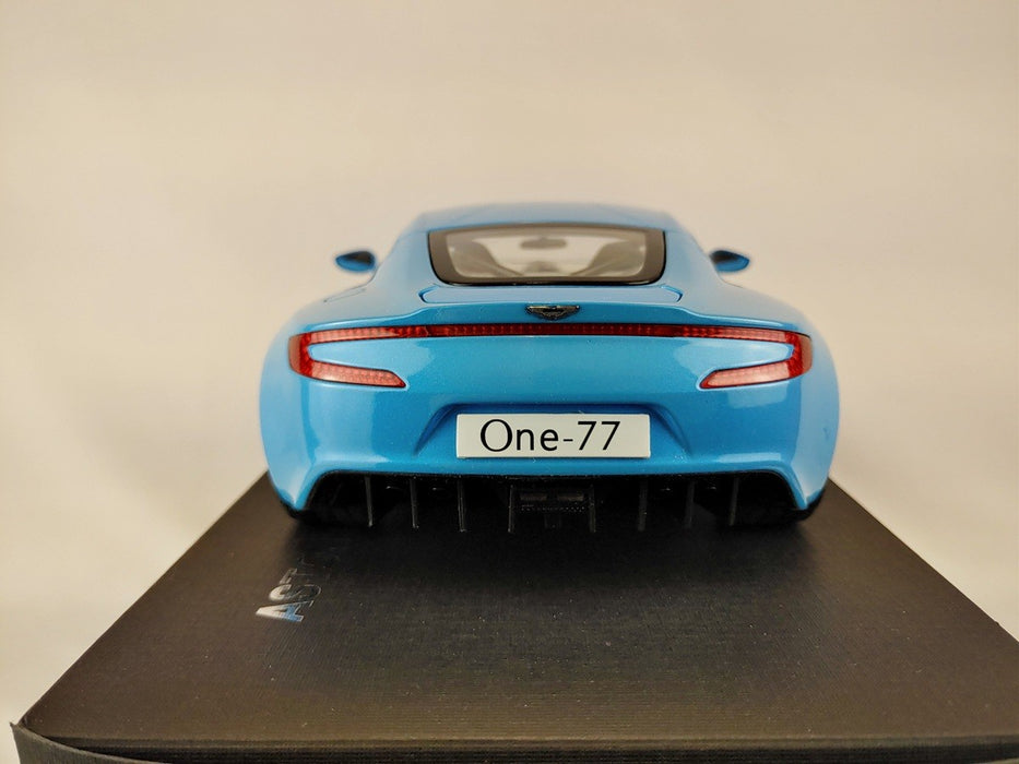 (Used)(Free shipping) Aston Martin One-77 One77 (Tiffany Blue) 1/18 AUTOART 70240 Used