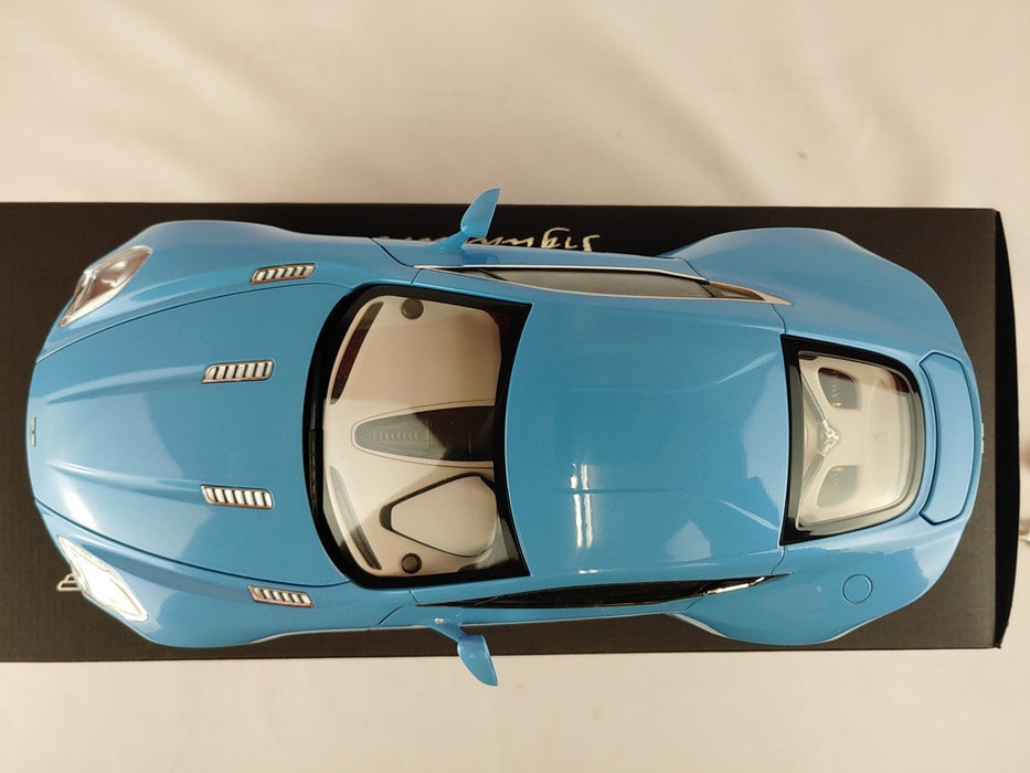 (Used)(Free shipping) Aston Martin One-77 One77 (Tiffany Blue) 1/18 AUTOART 70240 Used