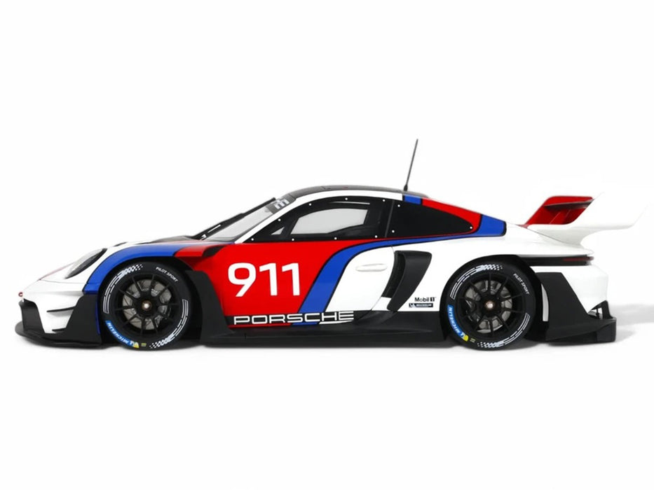 PORSCHE 911(992) GT3 R RENNSPORT WHITE 2023 - 1/18 - GT SPIRIT - GT495