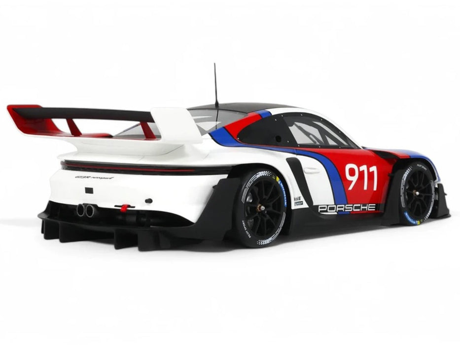 PORSCHE 911(992) GT3 R RENNSPORT WHITE 2023 - 1/18 - GT SPIRIT - GT495