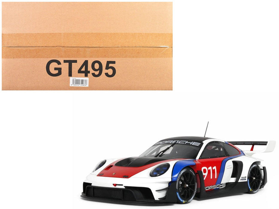 PORSCHE 911(992) GT3 R RENNSPORT WHITE 2023 - 1/18 - GT SPIRIT - GT495