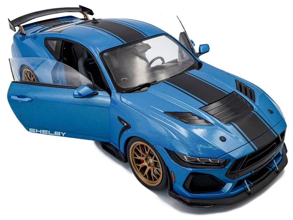 Ford Shelby Mustang Super Snake 2025 Blue - Solido - 1/18 - S1813802 - Passion Diecast 