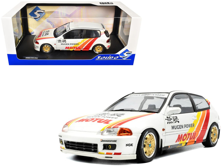 Honda Civic (EG6) SOLIDO WORKS MUGEN RACING - 1992 - Solido - 1/18 - S1810404 - Passion Diecast 