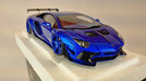 (Used)(Free shipping) Lamborghini AventadorLiberty Walk LB-WORKS - Hyper Blue - Édition Limité - Autoart 79183    Used