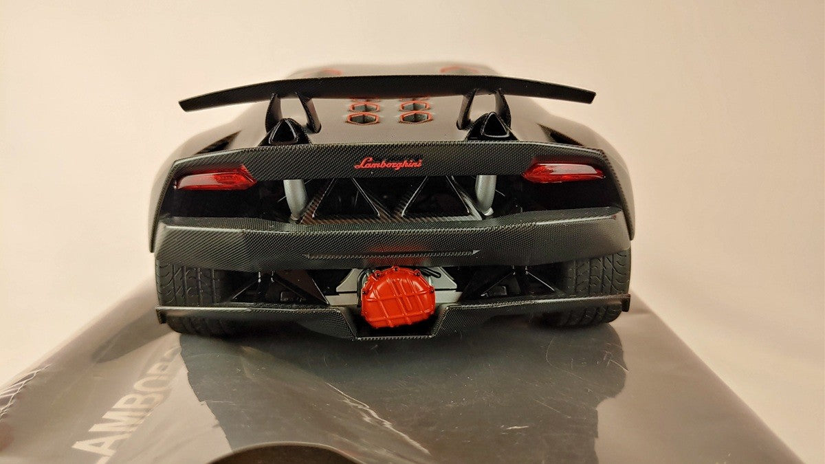 (Used)(Free shipping) LAMBORGHINI SESTO ELEMENTO (CARBON GREY)  Autoart 74671   Used