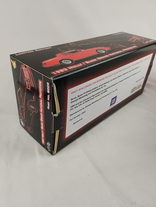 ( Used)(Free shipping) 1983 Buick Molly Grand National Prototype (rouge) GMP 8009