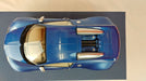 (Used)(Free shipping) Bugatti EB Veyron 16.4 Bleu Centenaire Blue Metallic  1/18 AUTOART 70951  Used