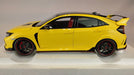 (Used)(Free shipping)  Honda Civic Type R (FK8) 2021 RHD  (Sunlight Yellow)  - Autoart    1/18 -  73225 Used