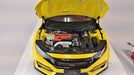 (Used)(Free shipping)  Honda Civic Type R (FK8) 2021 RHD  (Sunlight Yellow)  - Autoart    1/18 -  73225 Used
