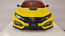 (Used)(Free shipping)  Honda Civic Type R (FK8) 2021 RHD  (Sunlight Yellow)  - Autoart    1/18 -  73225 Used