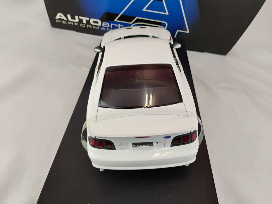 (Used)(Free shipping)  FORD MUSTANG SALEEN S 351 1998 (BLANC)  AUTOART 72721    Used