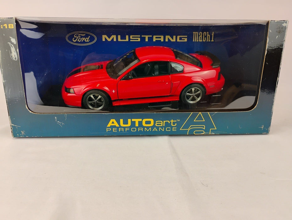 (Used)(Free shipping)  FORD MUSTANG MACH 1 1998 (RED) AUTOART 73002    Usagé   Used