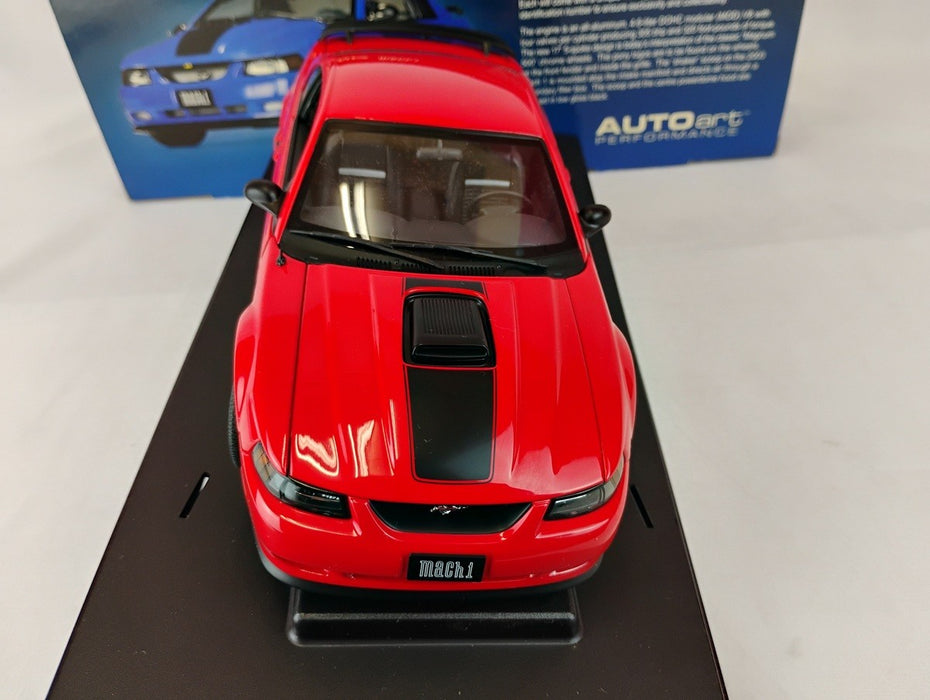 (Used)(Free shipping)  FORD MUSTANG MACH 1 1998 (RED) AUTOART 73002    Usagé   Used