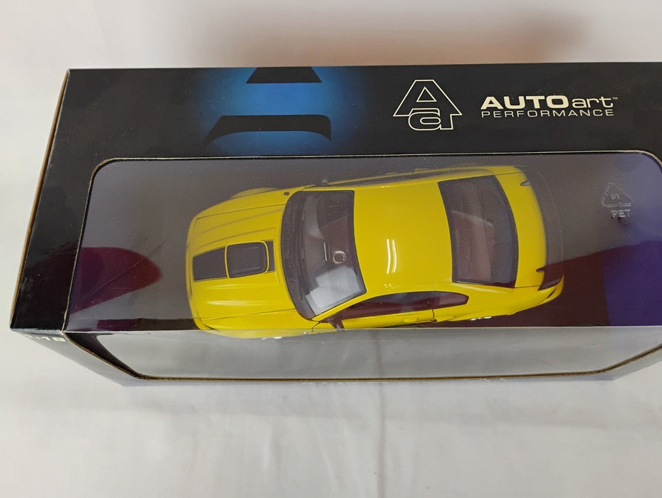 (Used)(Free shipping)  FORD MUSTANG MACH 1 1998 (YELLOW) AUTOART 73006    Usagé   Used