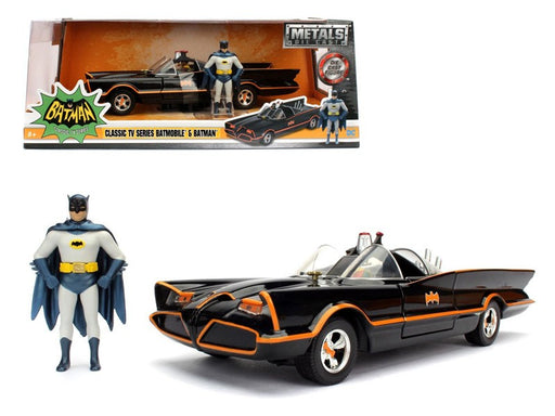 1966  Batmobile Batman Classic TV Series  Batman and Robin in car 1/24 Jada 98259 Passion Diecast