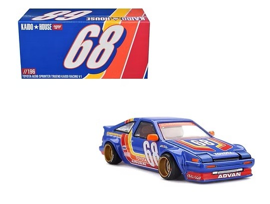 TOYOTA AE86 SPRINTER TRUENO KAIDO RACING V1 - Mini GT & Kaido★House 1/64 - KHMG196 Passion Diecast