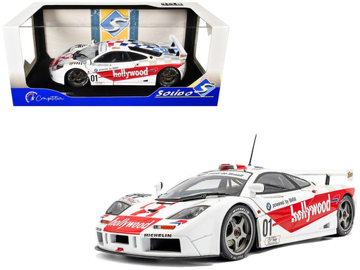 MCLAREN F1 GTR SHORT TAIL WHITE No.01 N.PIQUET / J.CECOTTO 2 HORAS DE BRASILIA 1996 - Solido - 1/18 - S1804111