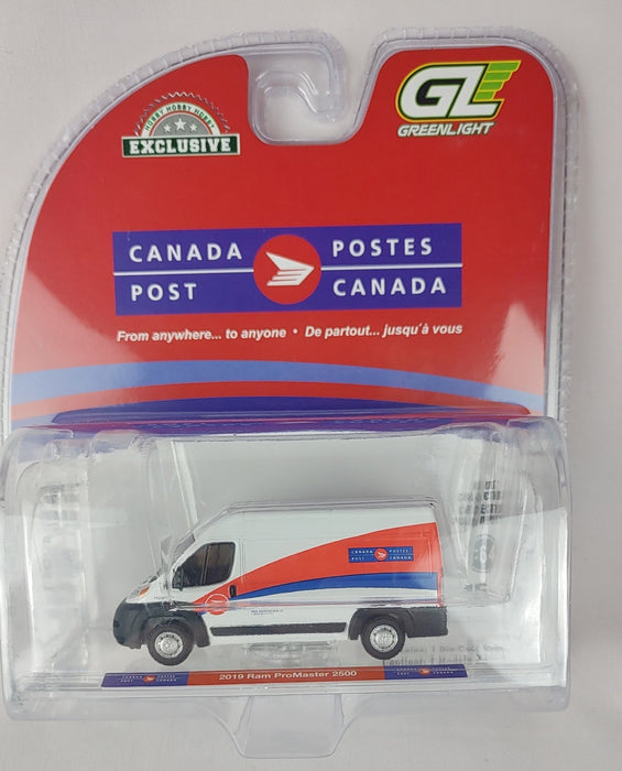 Canada Post - 2019 Ram ProMaster 2500 Cargo High Roof - Route Runners Series 5 -1/64 Greenlight - 53050 D