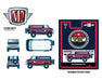 1976 Chevrolet Van FREEDOM EDDITION - Red - M2 Machine - 1:64 - 31500-HS78