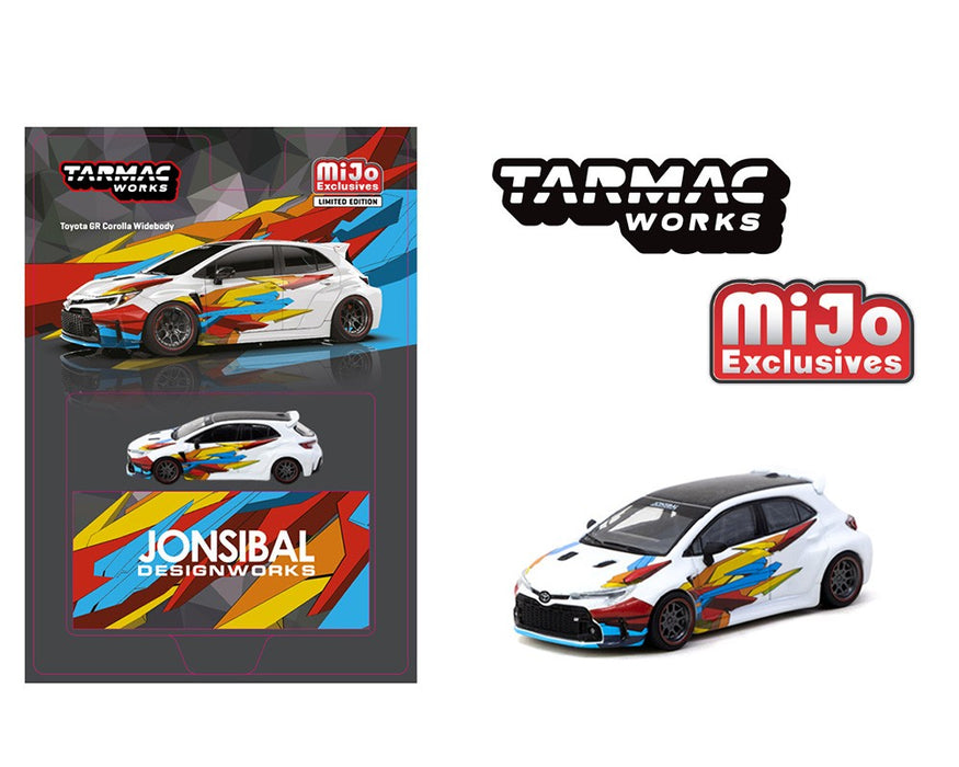 Toyota Corolla Widebody Jon Sibal - White - Tarmac Works - 1/64 - T64G-063-WH Passion Diecast