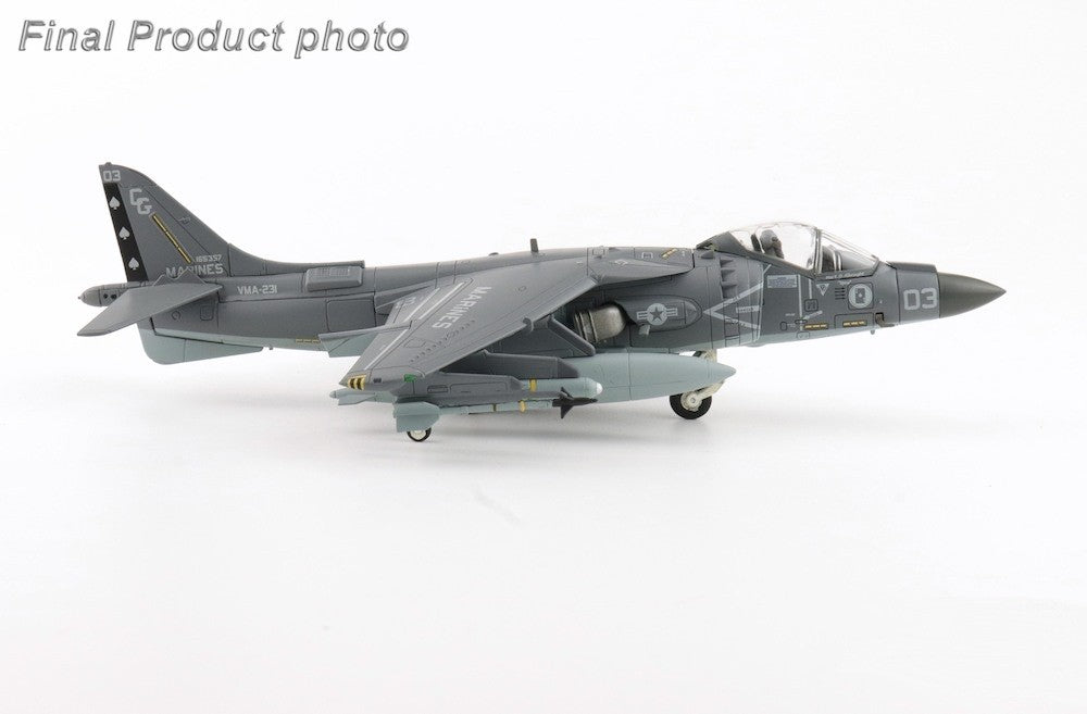 BAe AV-8B Harrier II / USMC VMA-231, CG03, USS Bataan, Red Sea, Op. Inherent Resolve 2017 / Hobby Master 1:72  HA2633