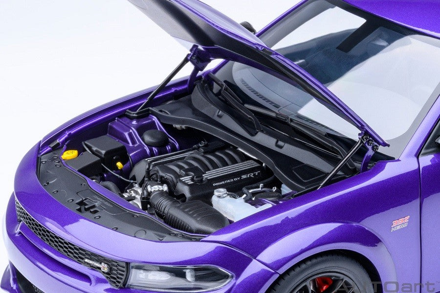 Dodge Charger Scat Pack Widebody (Plum Crazy) - Autoart 1/18 - 71757 Passion Diecast 