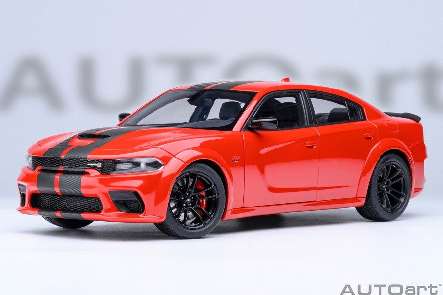 Dodge Charger Scat Pack Widebody (TorRed) - Autoart 1/18 - 71759 Passion Diecast 