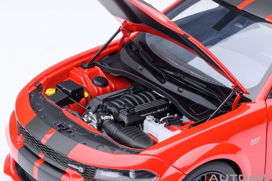 Dodge Charger Scat Pack Widebody (TorRed) - Autoart 1/18 - 71759 Passion Diecast 