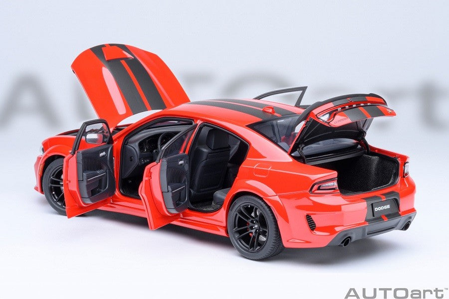 Dodge Charger Scat Pack Widebody (TorRed) - Autoart 1/18 - 71759 Passion Diecast 
