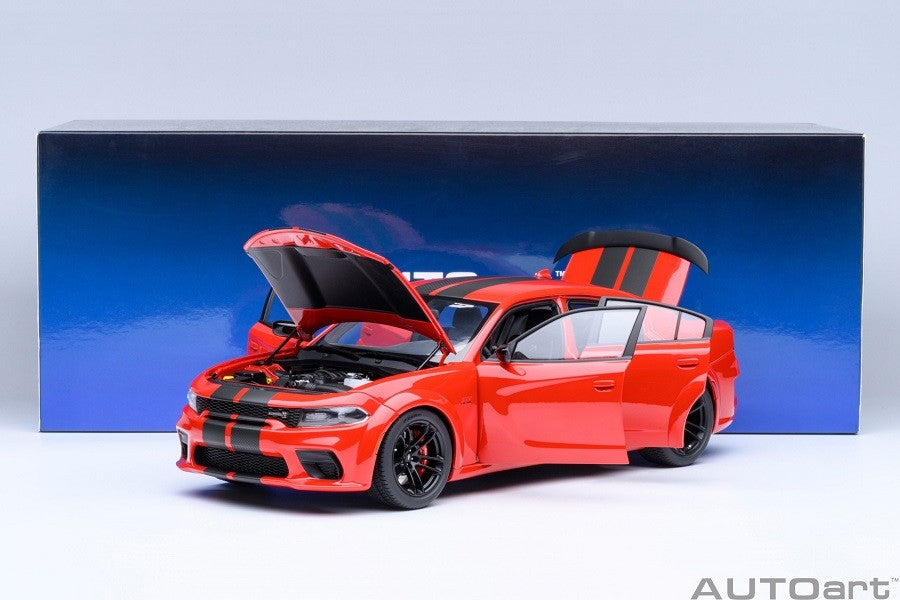 Dodge Charger Scat Pack Widebody (TorRed) - Autoart 1/18 - 71759 Passion Diecast 