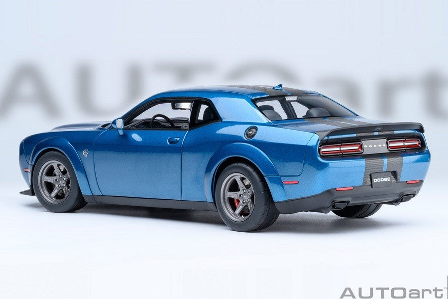 Dodge Challenger SRT Superstock 2023 (Frostbite) - Autoart 1/18 - 71767 Passion Diecast 