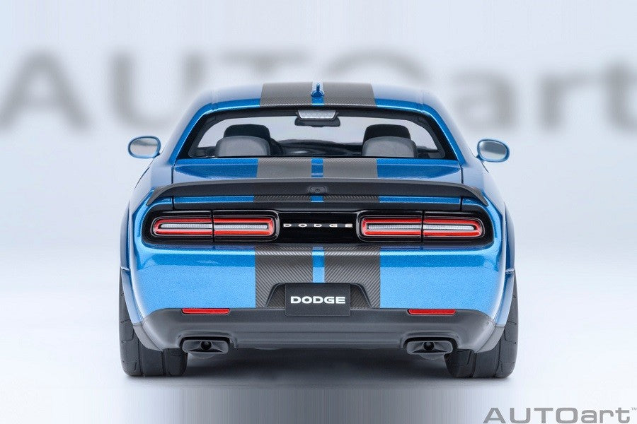 Dodge Challenger SRT Superstock 2023 (Frostbite) - Autoart 1/18 - 71767 Passion Diecast 